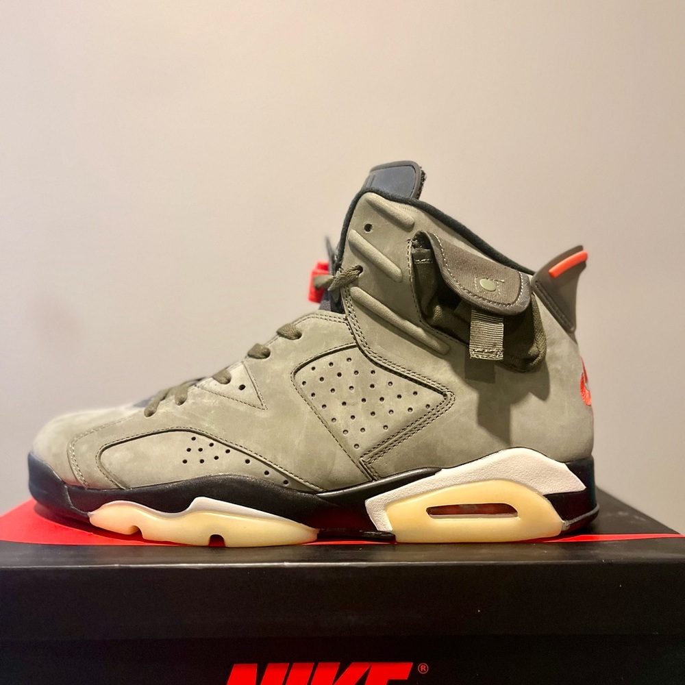 Jordan Men's Shoes - Olive and Black